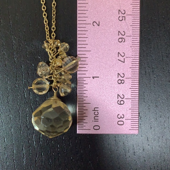 ▪️ JANA KELLIN FOR TARGET ▪️Gold and clear crystal necklace - Picture 9 of 9